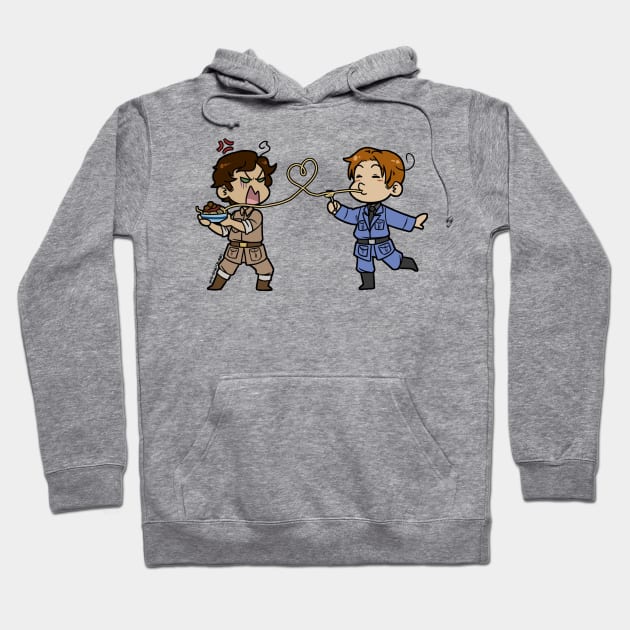 Pasta Bros Hoodie by MissOstrich